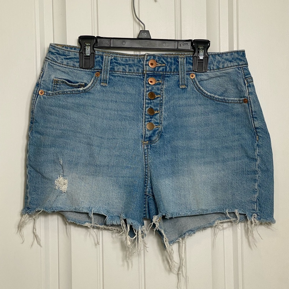 Universal Thread Vintage Midi Cut Off Daisy Dukes Denim Jean Shorts Size 6